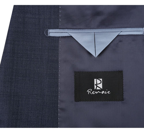 558-3 Men's Two Piece Classic Fit Wool Blend Suit