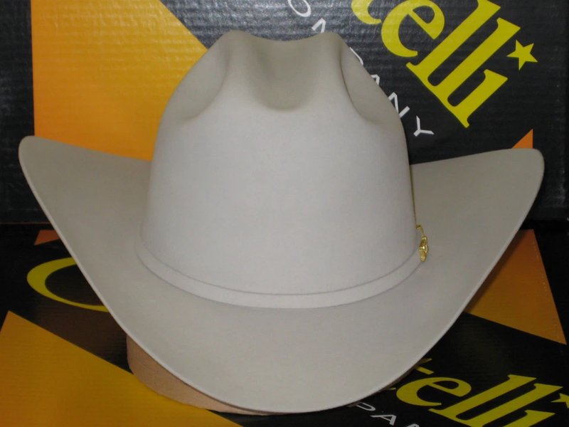 Serratelli 10X Cali Style Platinum 3 1/2" Brim Western Cowboy Hat All Sizes