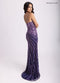 Mirror Strapless Slit Gown by Rachel Allan 70964