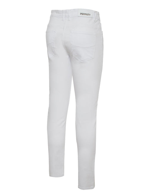Skinny Jean with Skull knee patch
