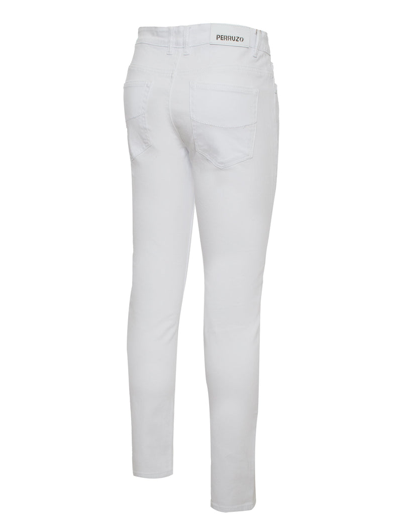 Skinny Jean with Skull knee patch