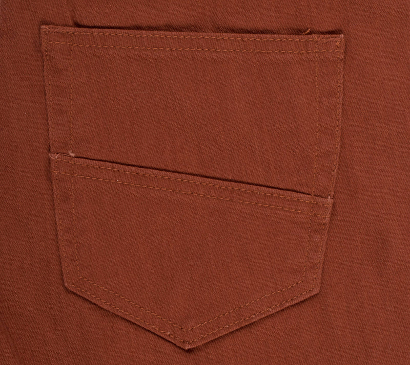 Skinny Jeans with tonal fabric, in Rust color