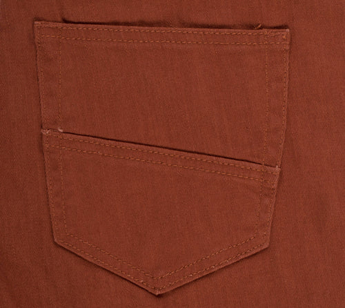Skinny Jeans with tonal fabric, in Rust color