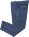 Mens Vintage Tweed Dress Pants Slacks Trousers Regular Fit Suit Pants in Blue - view 2