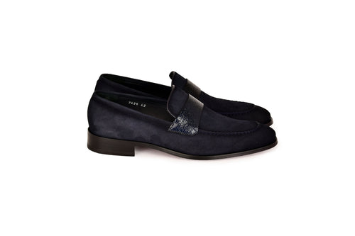 C000212-7425S Loafer-Navy Suede
