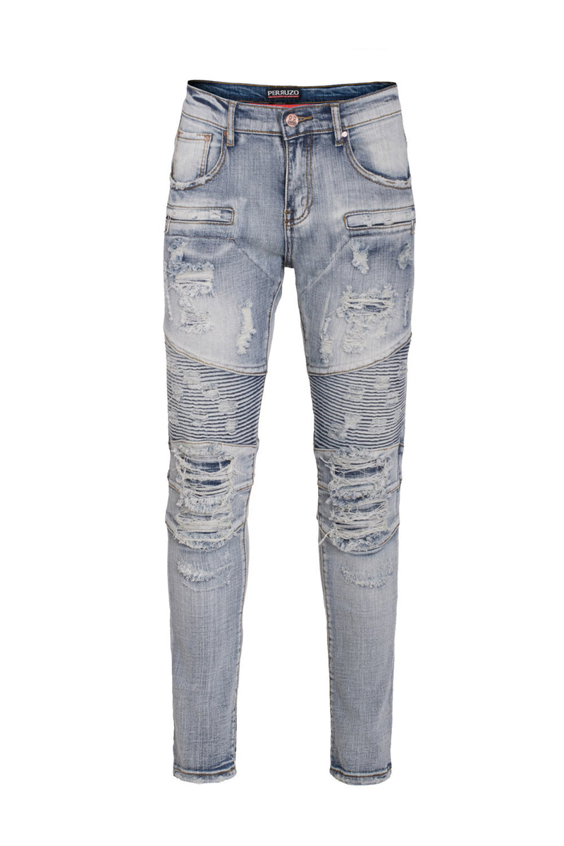 Moto Jeans in stone wash