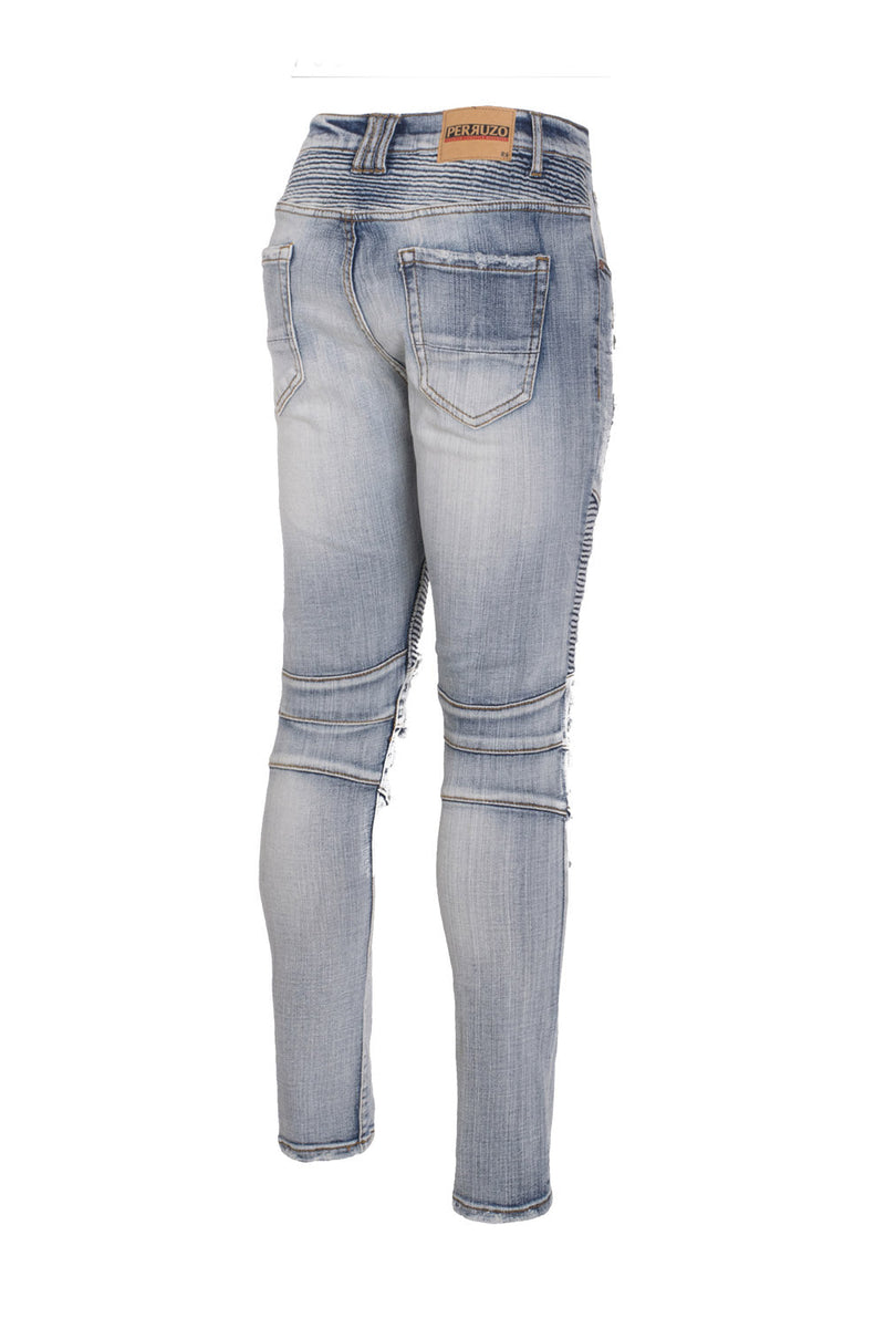 Moto Jeans in stone wash