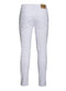 Distressed Moto Jeans in White