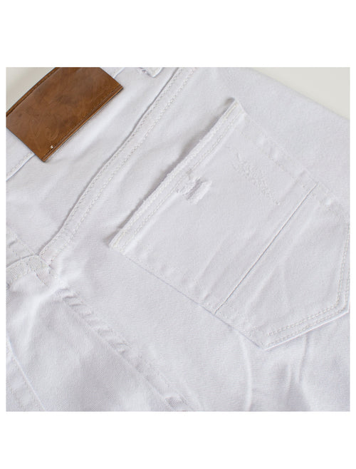 PX Jean with Python snake skin knee Patch