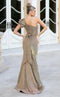 Jessica Angel JA771 One-Shoulder Mermaid Train Prom Formal Dress