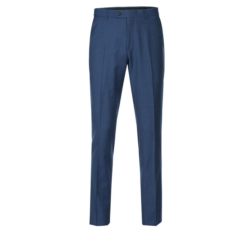 557-1 Men's 2-Piece Slim Fit Single Breasted Wool Suit