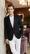 Menâs Classic Black Dinner Jacket â Satin Peak Lapel Formal Tuxedo Blazer