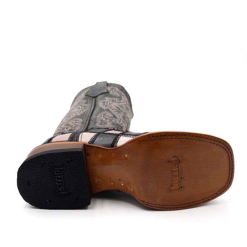 Ferrini Patchwork Leather Loafers