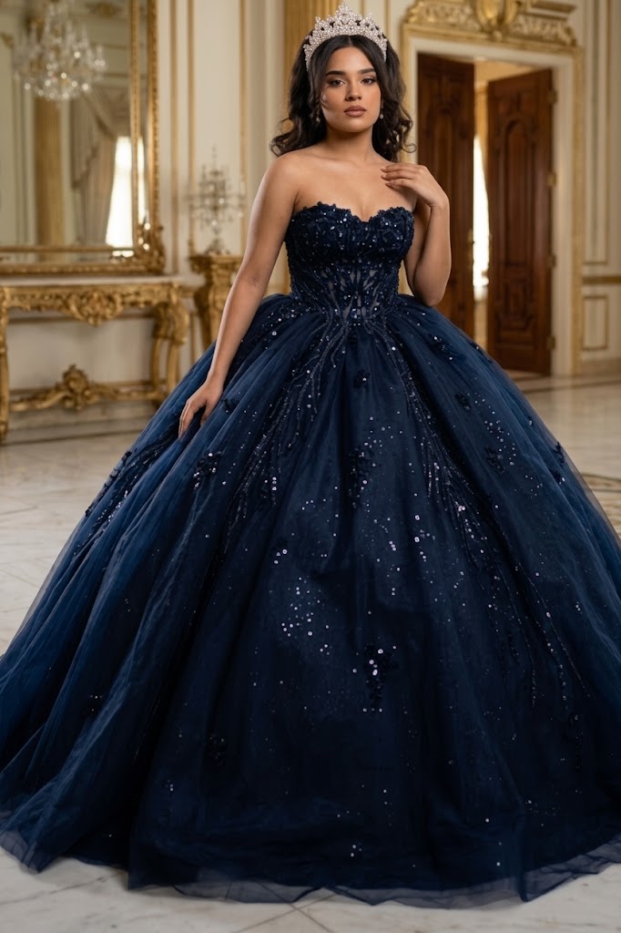Beaded Corset Bodice & Glitter Tulle Skirt Strapless Sweetheart Birthday Dress By Layla K LK288