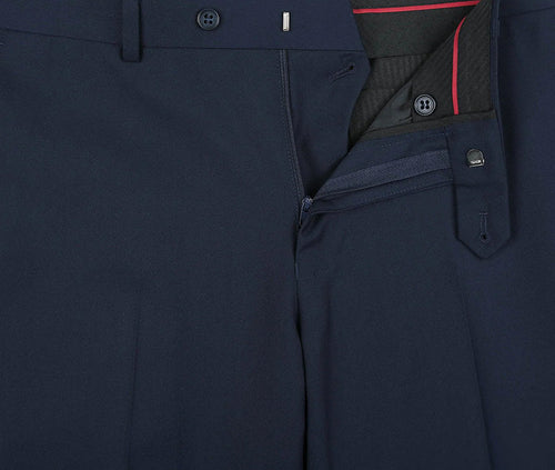 Vanderbilt Collection - Classic 2 Piece Suit 2 Buttons Regular Fit In Navy