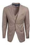 "Mens Stacy Adams Suit - Stacy Adams Suit Men's Two Button Vested Basic Suit in Tan"