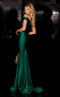 Jessica Angel JA949 One-Shoulder Fitted Ruched Court Train Jersey Dress