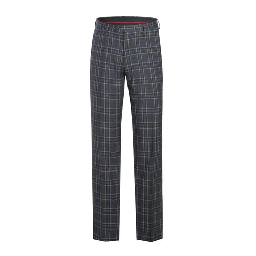 293-28 Men's Slim Fit Checked Suits