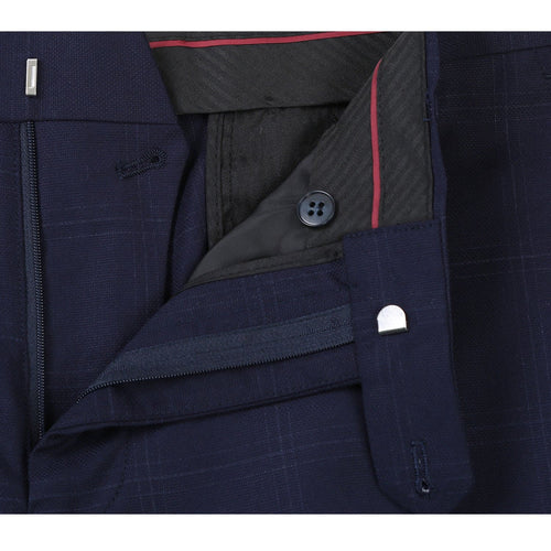 293-29 Men's Slim Fit Checked Suits