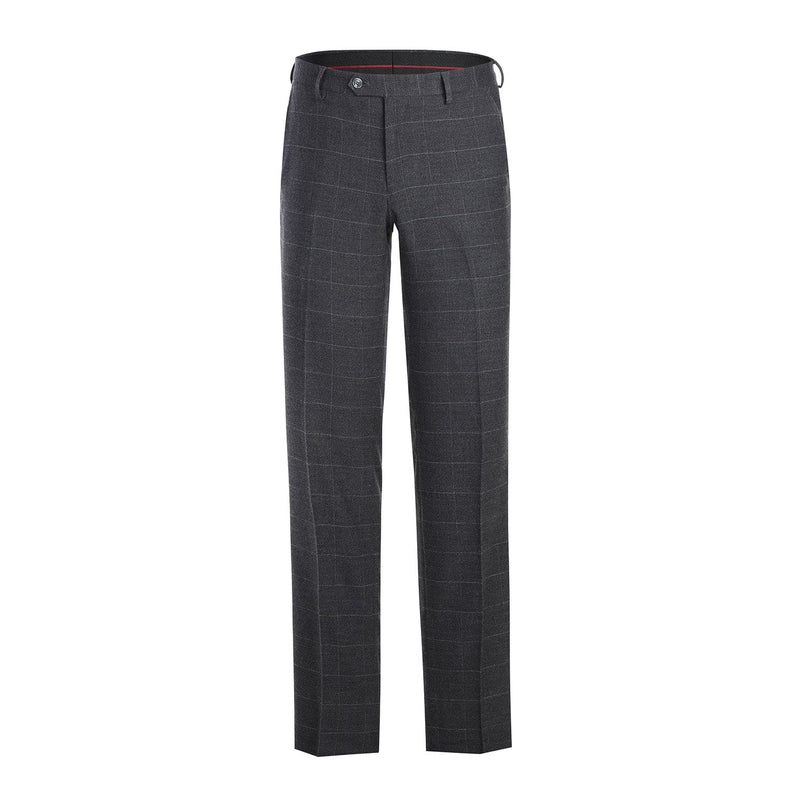 293-31 Men's Slim Fit Checked Suits