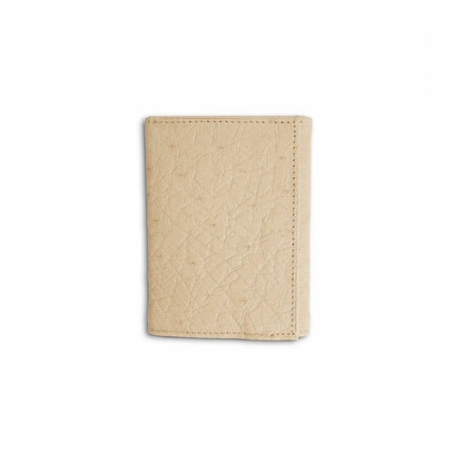 Ferrini Smooth Ostrich Trifold - Luxury Ostrich Leather Shoe