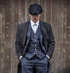 Thomas Shelby Wedding Suit - Peaky Blinder Suit (Plus Hat Included)