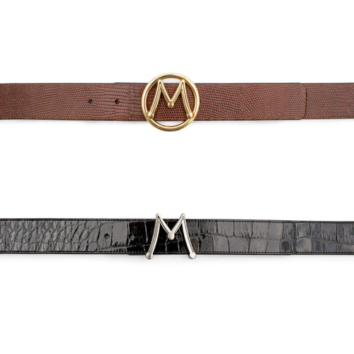 Mezlan Reversible Exotic Strap Shoe | Interchangeable Buckle