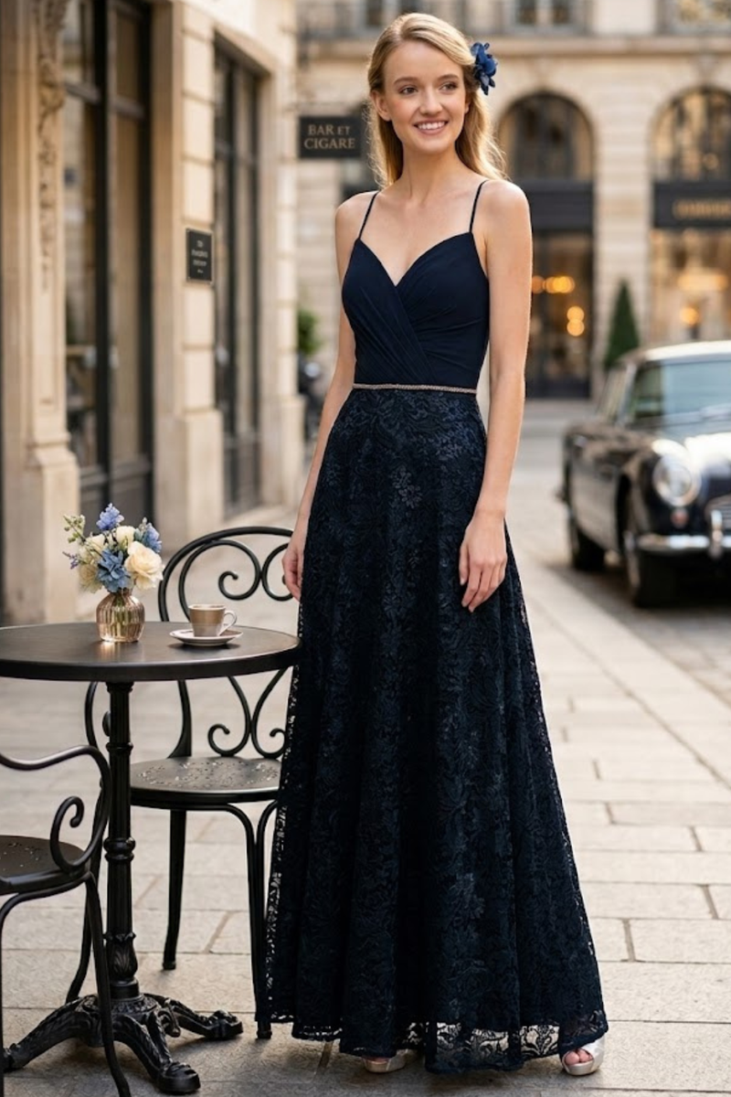 Lace A-line Formal Dress by Elizabeth K GL2667