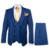 Rossi Man BOND RM1780 Slim Fit 3-Piece Suit – Modern Royal Blue Suit for Men