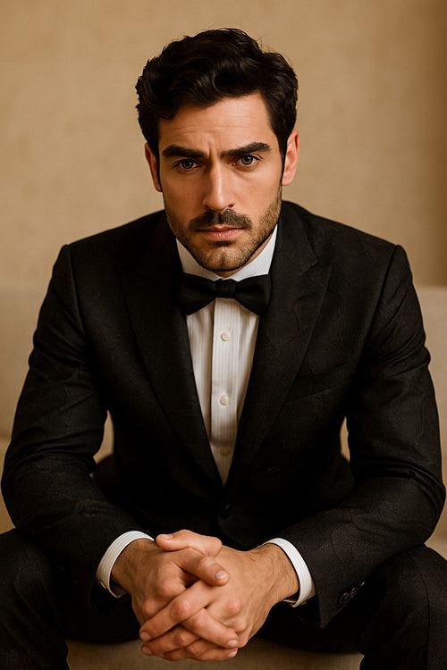 Big and Tall Mens Tuxedos Jacket - Big And Tall Formal Wear - Bowtie Included - For Big Guys