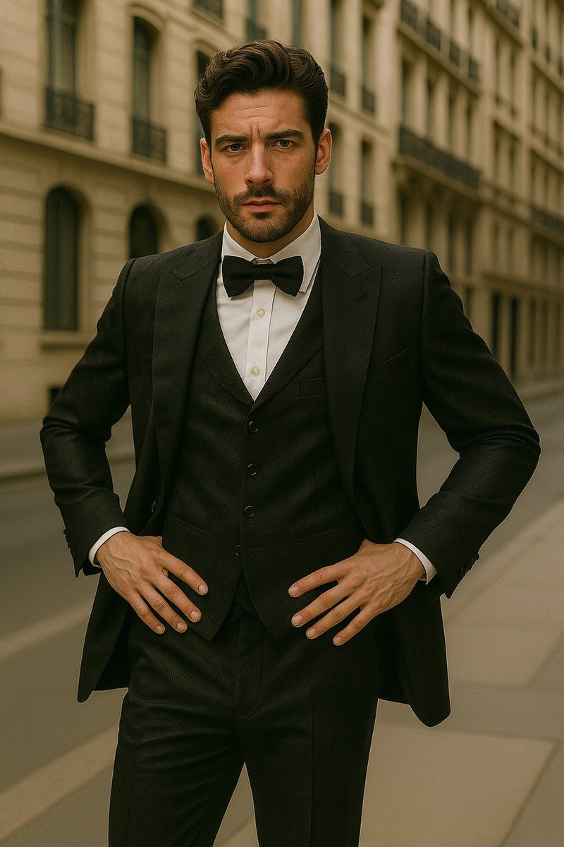 Big and Tall Mens Tuxedos Jacket - Big And Tall Formal Wear - Bowtie Included - For Big Guys