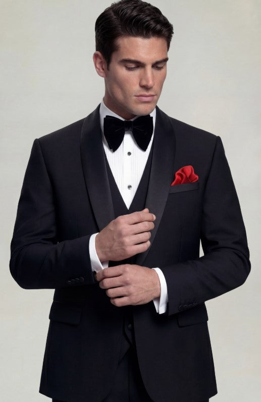 Classic Black Tuxedo – 3 Piece