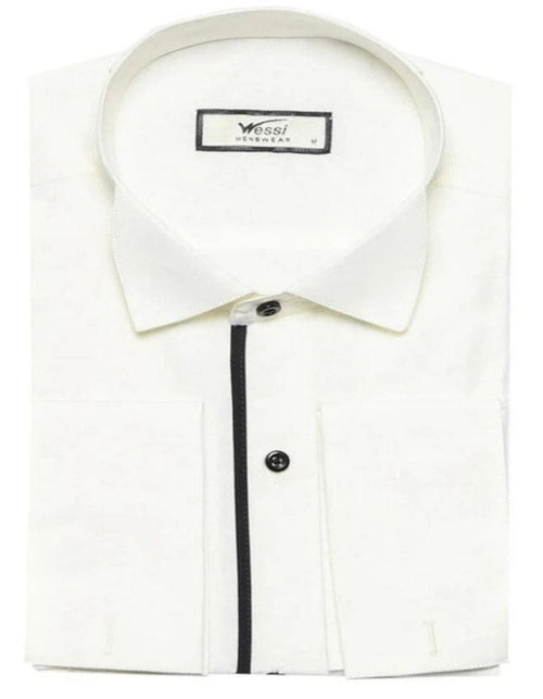 Cream Tuxedo Shirt