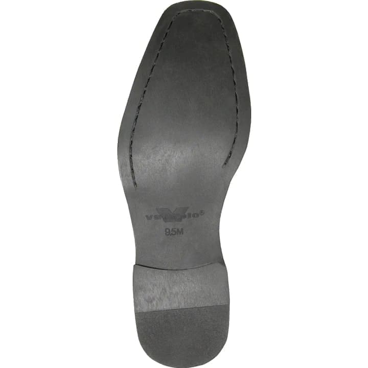 Mens Classic Bicycle Square Pointy Toe Patent Tuxedo Shoe In Black