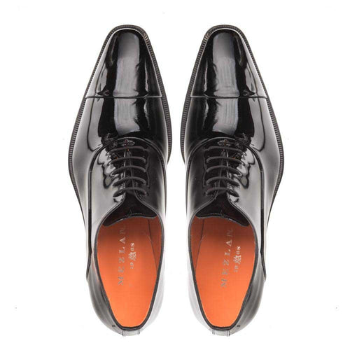 Mezlan Black Patent Leather Oxford Shoes for Men – Luxury Formal Footwear, Made in Spain