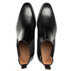 Cervantes Black Patina Calfskin Chelsea Boots by Mezlan – Handcrafted in Spain
