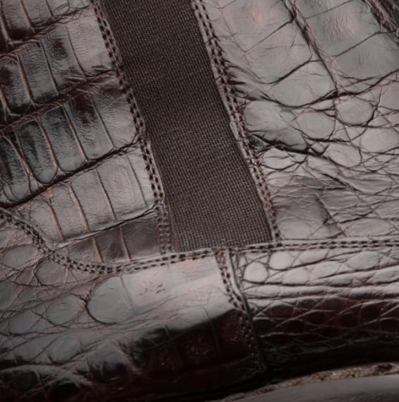 Blackmore Brown Genuine Crocodile Dress Boot by Mezlan – Luxury Exotic Leather Boot Made in Spain
