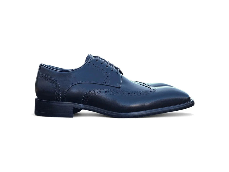 Carrucci Wingtip Derby Blucher - Luxury Men's Dress Shoe