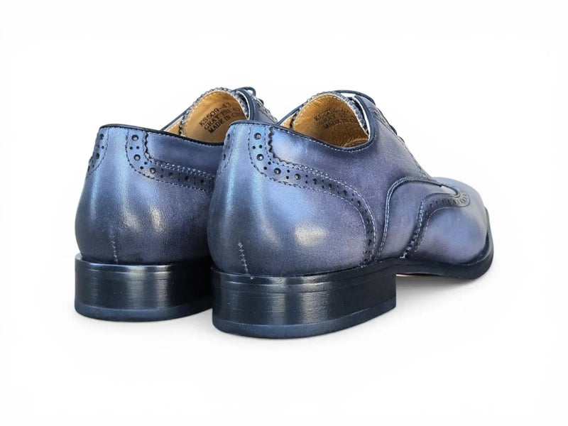 Carrucci Wingtip Derby Blucher - Luxury Men's Dress Shoe