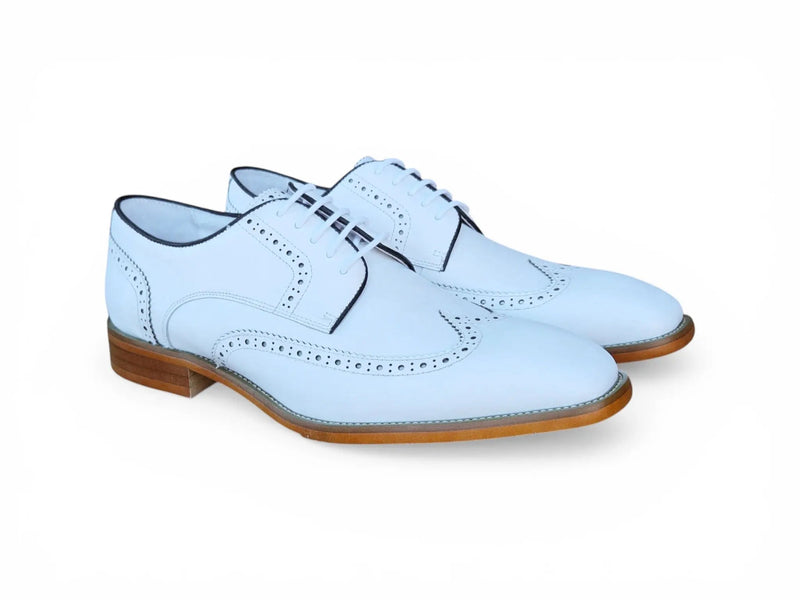 Carrucci Wingtip Derby Blucher - Luxury Men's Dress Shoe