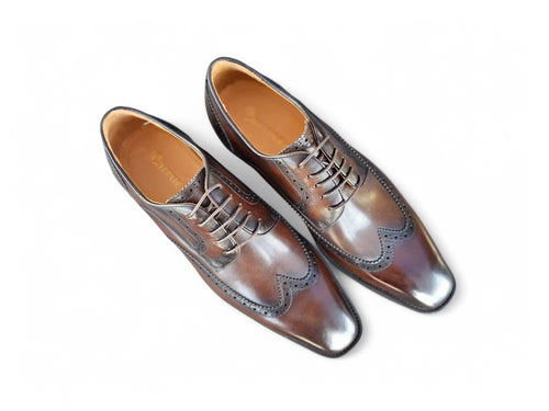 Men’s Wingtip Oxford with Blucher Construction