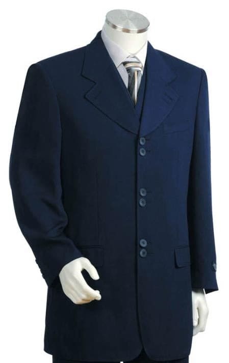 Mens Zoot Suit - Zuit Suit - Blue Suit - Wedding Blue Zoot Suit