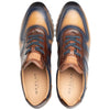 Mezlan Men’s Latini Blue Multi-Tone Sneakers – Genuine Calfskin Leather | Handmade in Spain