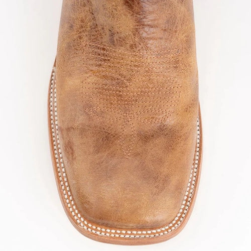 Ferinni Boot - Mens Dress Cowboy Boot - Ferrini Men's Maddox Leather Boots Handcrafted - Antique Saddle in Antique Saddle