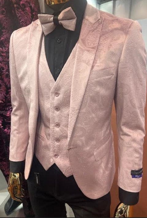 pink dress shirt black vest Amazon.com: 4pc Formal Baby Teens Boys Fuchsia Pink Vest Bow Tie Black Pants S-14 (M:(6-12 months)) : Clothing, Shoes & Jewelry