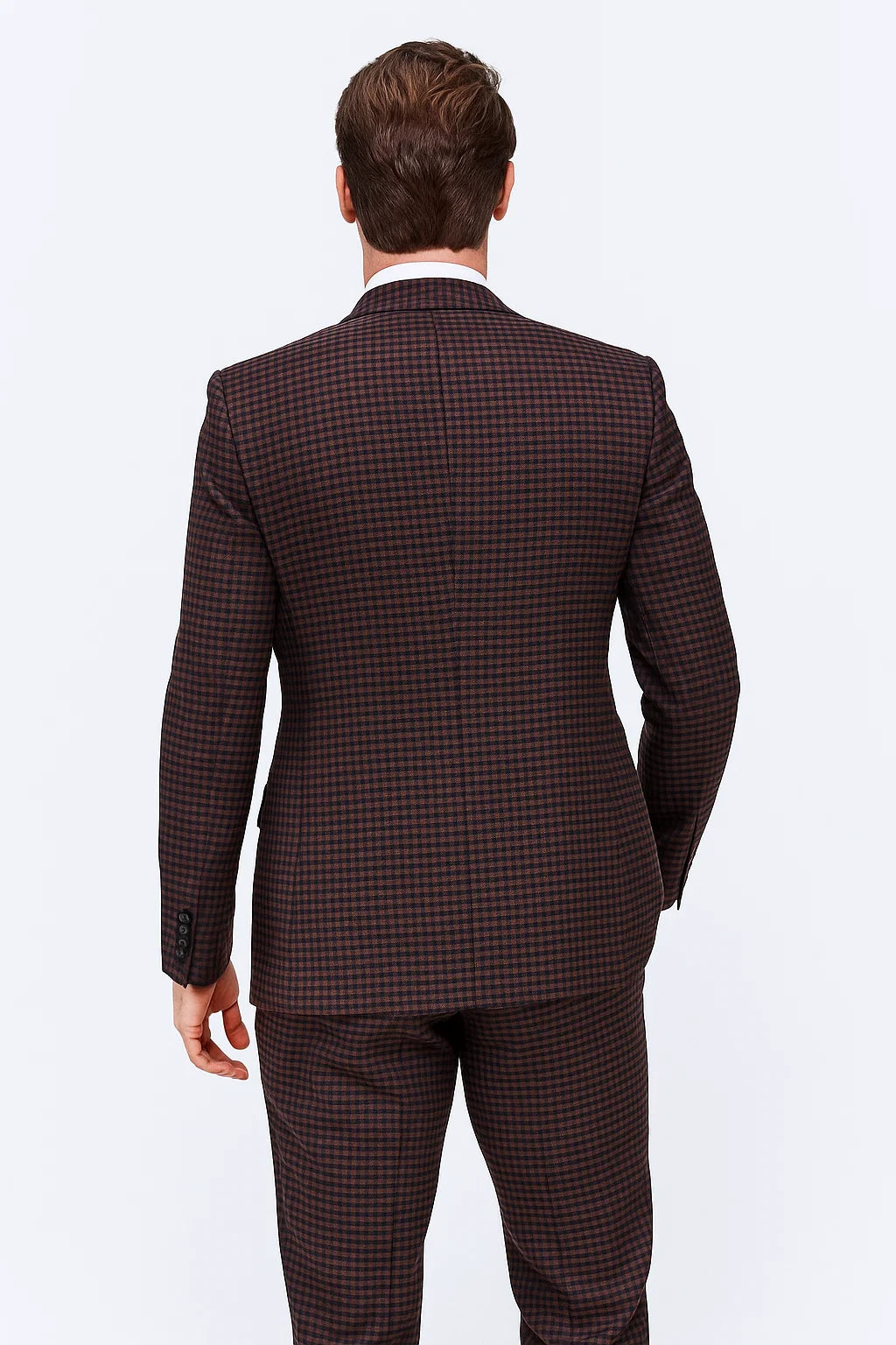 Brown Plaid Suit