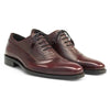 Mezlan Postdam Men’s Oxford – Burgundy Calfskin Leather Dress Shoes, Handmade in Spain