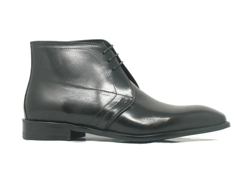 Men’s Burnished Calfskin Leather Chukka Boots