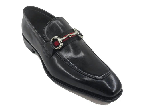 Mens Classic Burnished Slip-On Loafers
