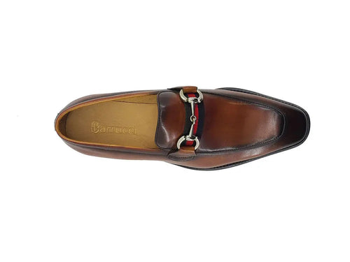 Mens Classic Burnished Slip-On Loafers